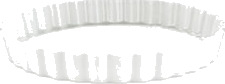 Paiform nr. 2 hvit, Ø 13,5 cm