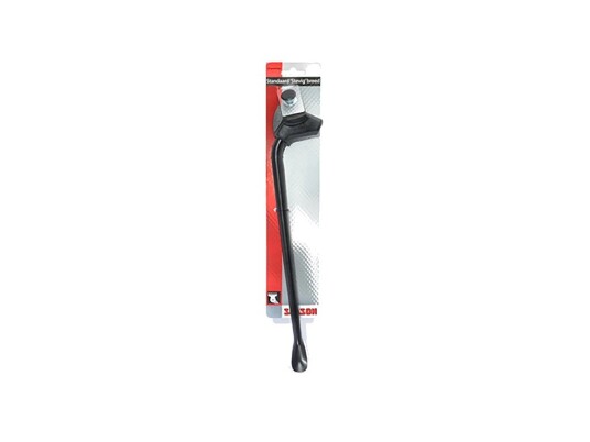 Sykkelstøtte Simson Kickstand Strong 28" 30 mm monteringsplate padleformet fot svart