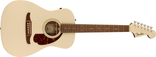 Fender Malibu Player Olympic White, Tortoise Pg, Walnut Fb Fender Malibu Player Olympic White, Tortoise Pg, Walnut Fb