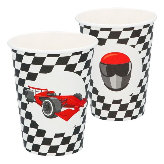 Boland Party Partners Pappkopper Racing - 10-pakning Boland Party Partners Pappkopper Racing - 10-pakning