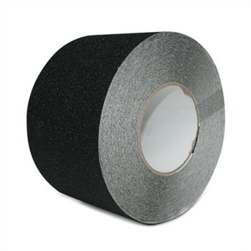 Sklisikker tape fra Denfoil 100 mm x 18 m Sort farge