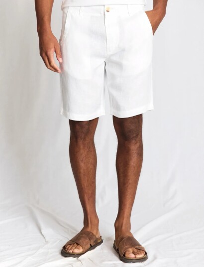 Bruun & Stengade Bs Paolos Regular Fit Shorts White 31 Bruun & Stengade Bs Paolos Regular Fit Shorts White 31