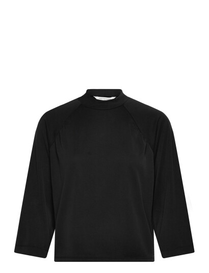 MSCH Copenhagen Mschadelona Lynette 3/4 Top - Black - XS/S MSCH Copenhagen Mschadelona Lynette 3/4 Top - Black - XS/S