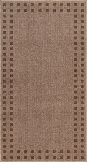 KM Home Gummiert teppe Brick Beige KM Home Gummiert teppe Brick Beige