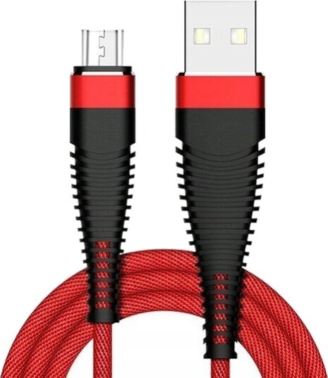 Vega Usb-Kabel Usb-A Til Microusb 2 M - Rød