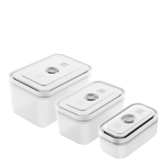 Zwilling - Fresh & Save vakuum box sett 3 stk: S -M- L plast rekt. 1721481-01-0 1721500-01-0