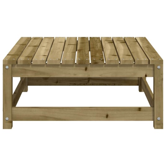  Fotskammel til hage 70x70x30 cm impregnert furu 837941