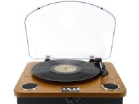 Akai ATT-11BT Beltedrevet Platespiller 33/45/78 RPM Brun Akai ATT-11BT Beltedrevet Platespiller 33/45/78 RPM Brun