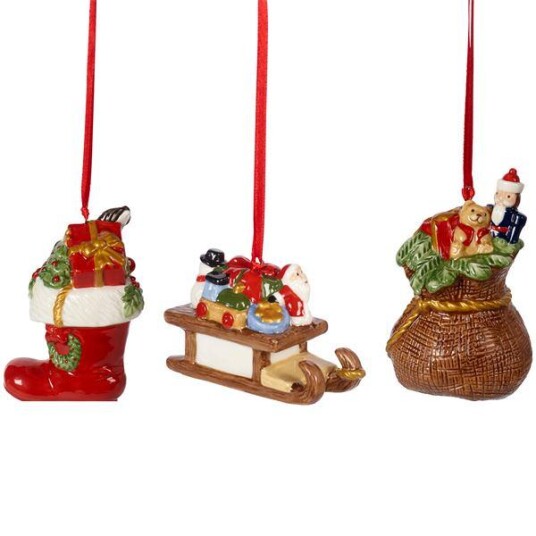 Villeroy & Boch - Nostalgic Ornaments juletrepynt 3 stk