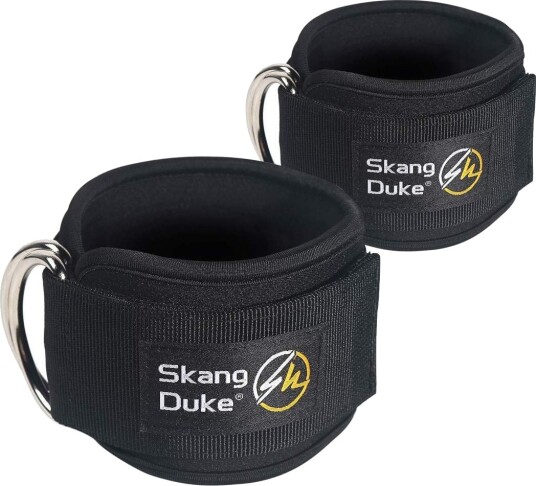 2x ankelstropper, gym - svart 2x ankelstropper, gym - svart