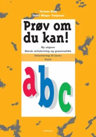 Prøv Om Du Kan! A,B,C Av Torunn Eide Aass, Torill Wiiger Tørjesen