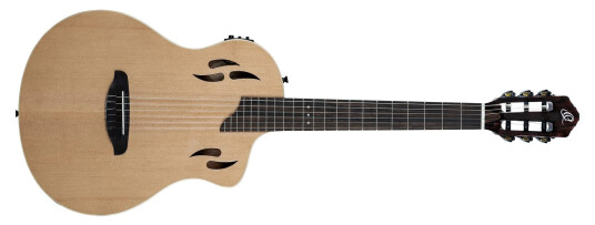 Ortega Guitars Ortega Rtpstd-Nat Nylonstr. Gitar M/mik Thin Body Slim Neck