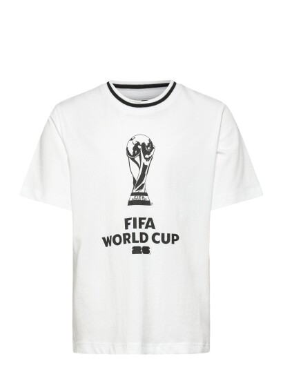 Jack & Jones Jorfifa Tee Ss Crew Neck Styd Aw25 Jnr White 152