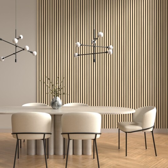 By Venø Pro Akustikk Spileplate Eik 2400x520x17 mm
