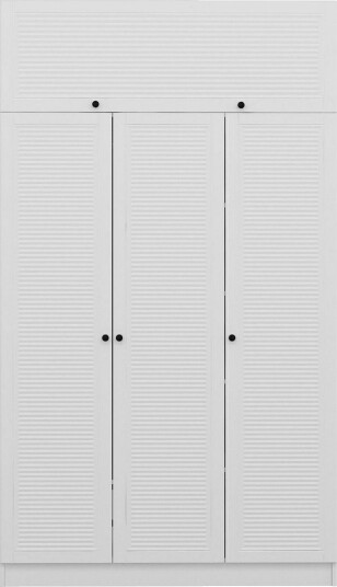 Fruitland Garderobe 135x190 cm - Hvit