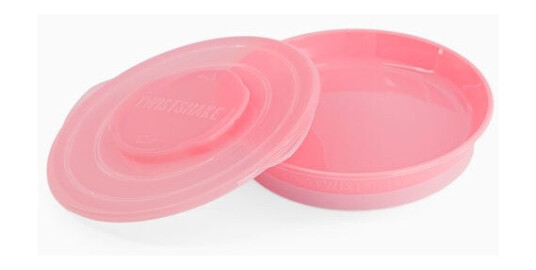 Twistshake Barnetallerken, Pastel Rosa