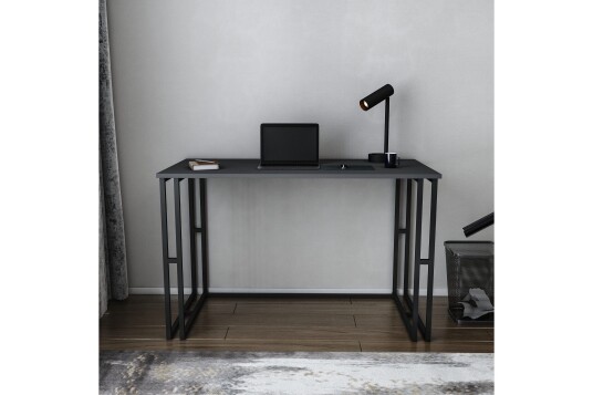 Malem Skrivebord 60x74,8x120 cm Svart/Antrasitt