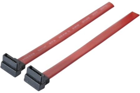 Tecline Sata Iii 0.5M 0,5 M Sata Iii Sata 7 Pin Sata 7 Pin Hankjønn/Hankjønn Svart Rød