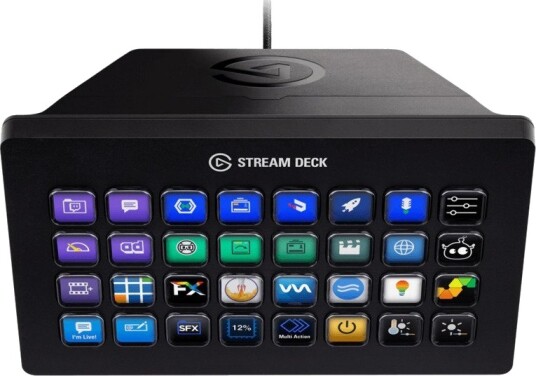 Elgato Stream Deck XL Kontrollpanel for Innholdsproduksjon Svart Elgato Stream Deck XL Kontrollpanel for Innholdsproduksjon Svart