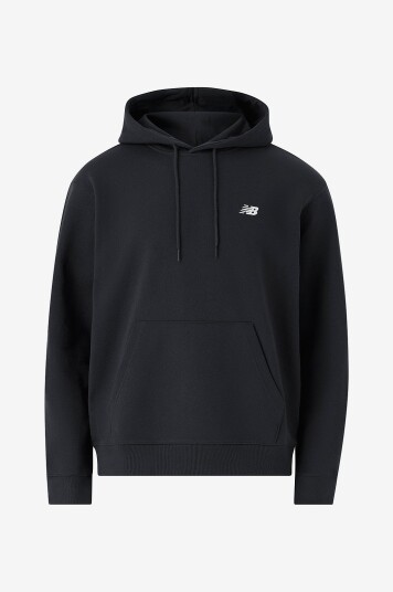 New Balance - Hettegenser Small Logo French Terry Hoodie - Svart New Balance - Hettegenser Small Logo French Terry Hoodie - Svart