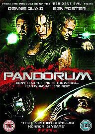 Pandorum DVD 2010 Ben Foster, Alvart DIR cert 15  Englist Brand New