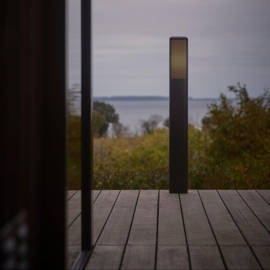 Sidara 95 cm pullert seaside IP44 Svart Sidara 95 cm pullert seaside IP44 Svart