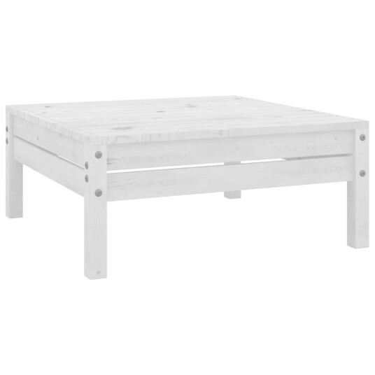 vidaXL Hagesofagruppe 8 deler hvit heltre furu vidaXL Hagesofagruppe 8 deler hvit heltre furu
