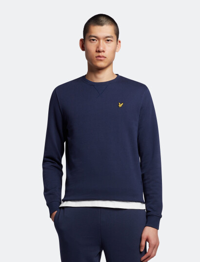 Lyle & Scott Crew Neck Sweatshirt - Navy - XL