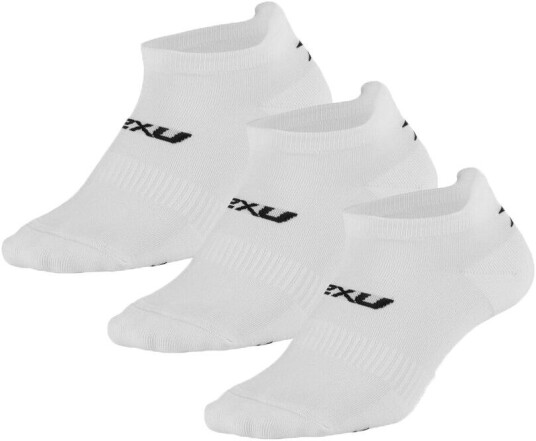 2xu Ankle Sock 3 Pack White/Black M (38-41) 2xu Ankle Sock 3 Pack White/Black M (38-41)