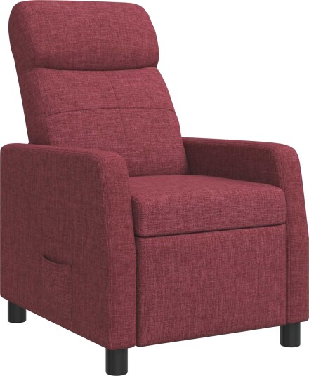 vidaXL Recliner Vinrød Stoff