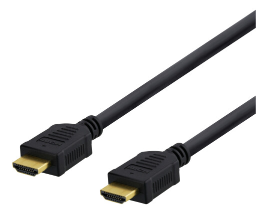 Deltaco 5m HDMI-kabel med Ethernet 4K UHD Svart