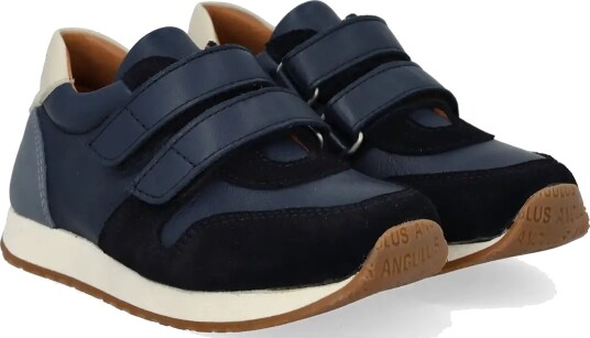 ANGULUS Shoes Flat With Velcro Navy 27 ANGULUS Shoes Flat With Velcro Navy 27