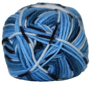 Hjertegarn Basic Superwash Garn 5090 Blå/Hvit/Sort Hjertegarn Basic Superwash Garn 5090 Blå/Hvit/Sort
