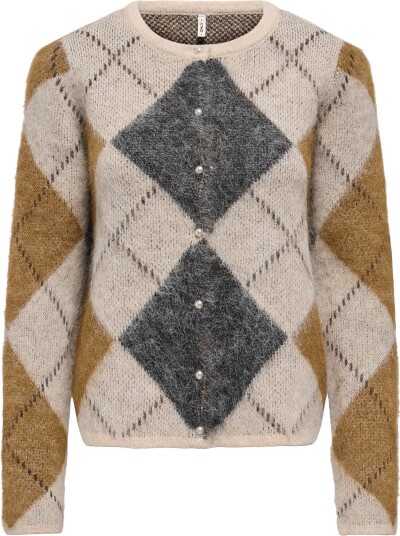 ONLY Onlnoeme Ls O Neck Cardigan Knt Cream S