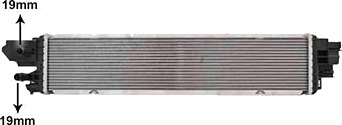 Intercooler VAN WEZEL 43012740