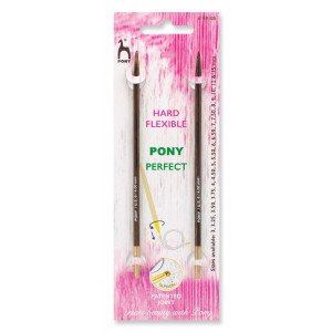 Pony Perfect Utskiftbare Rundpinner Tre 14cm 8,00mm US11