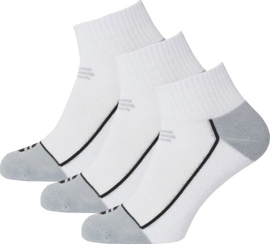 Endurance Avery Quarter 3 Pack Korte Treningssokker Hvit 43 47