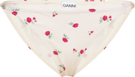Ganni Recycled Printed Cream 42