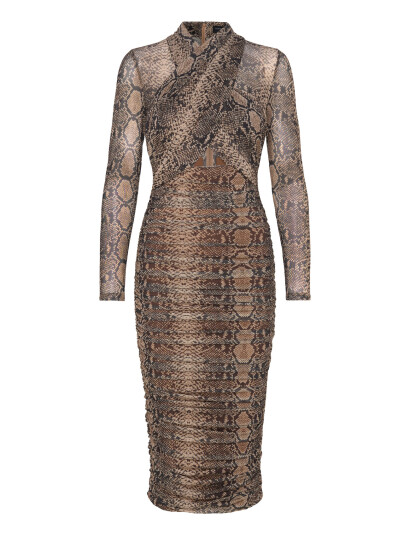 Bardot Aliyah Printed Midi Dress   Multi/patterned   S