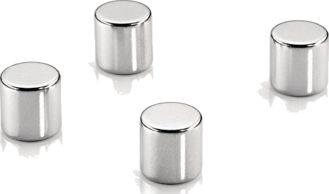 Magnet Dahle Cylinder 10 X 10 Mm Pakke A 4 Stk.