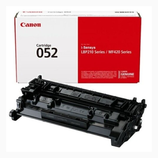 Canon CRG 052 BK Toner - 2199C002 Original - Svart 3100 sider Canon CRG 052 BK Toner - 2199C002 Original - Svart 3100 sider