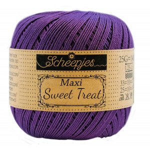 Scheepjes Maxi Sweet Treat Garn Unicolor 521 Dyp Fiolett