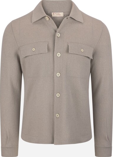 Fly3 Overshirt cashmere M grå herre