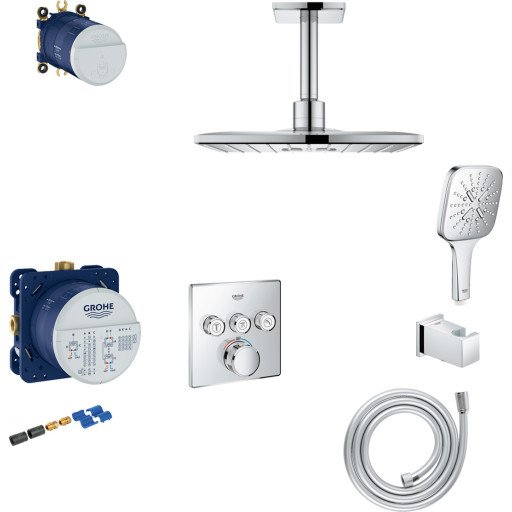 Grohe Grohtherm Smartcontrol dusjsett, krom Grohe Grohtherm Smartcontrol dusjsett, krom