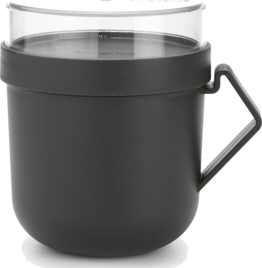 Brabantia Make & Take suppekopp 0,6 L Mørkegrå