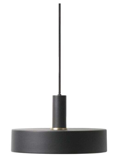 ferm LIVING Collect Pendel Record Low Black ferm LIVING Collect Pendel Record Low Black