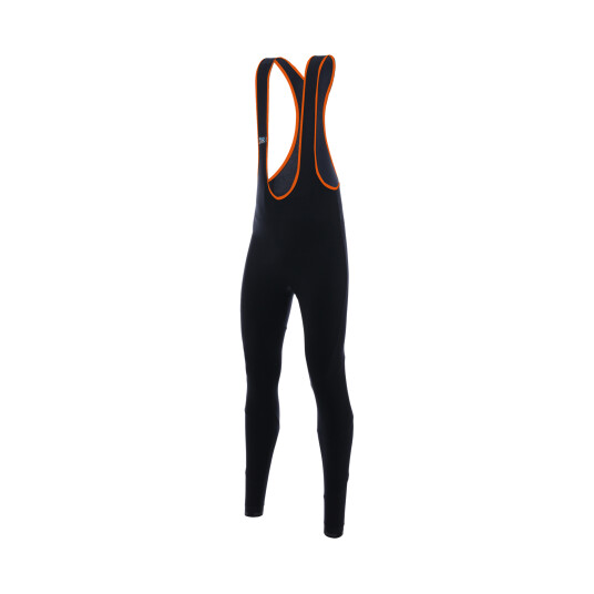 Santini Redux 365 Thermal Water repellent BIB 2023, sykkelbukse 3-sesongs, unisex M BLACK