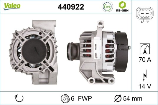 VALEO 440922 Dynamo