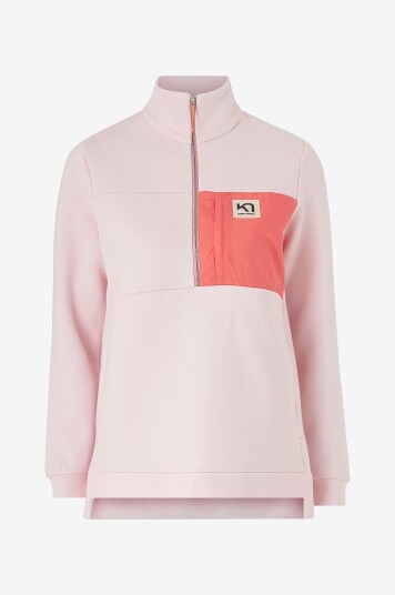Kari Traa   Funksjonstrøye Ruth Midlayer Print   Rosa
