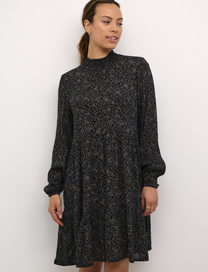 Kaffe Kasally Amber Dress Ls - Black - 38